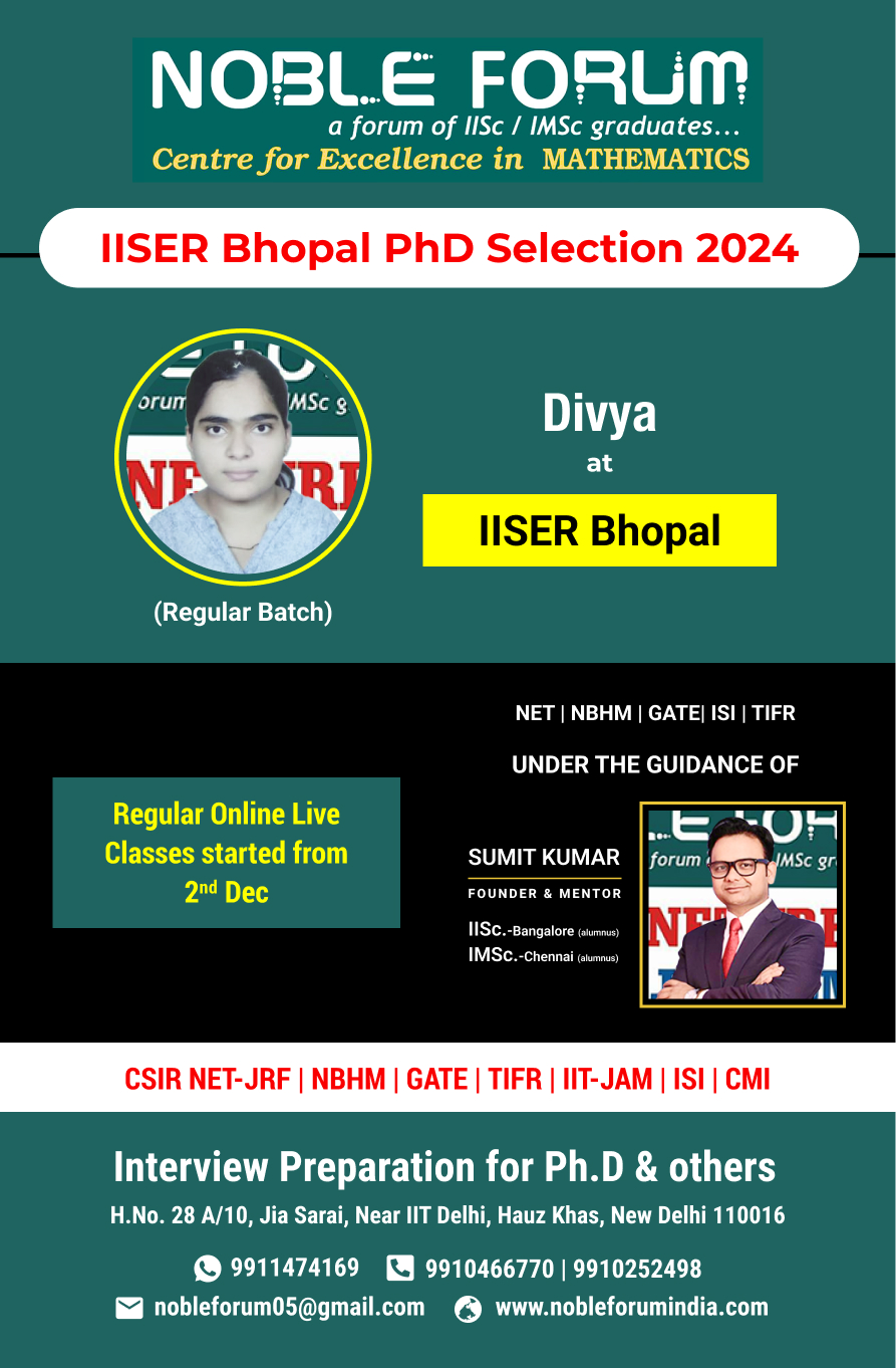 Divya-IISER Bhopal